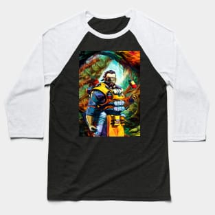 Colorful Trapper Baseball T-Shirt